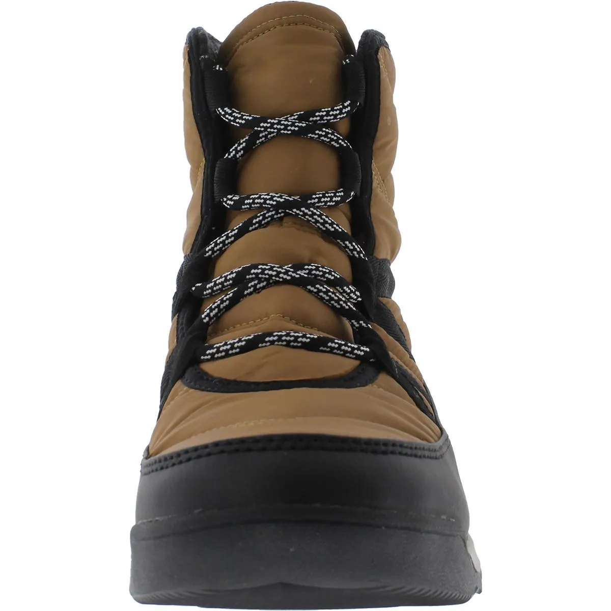 Womens Faux Leather Faux Fur Lined Winter & Snow Boots