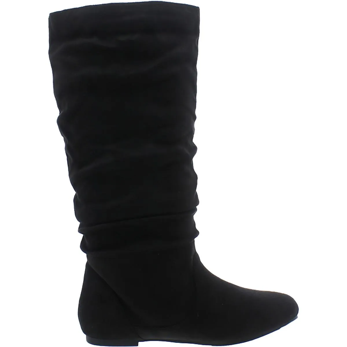 Womens Faux Leather Tall Over-The-Knee Boots