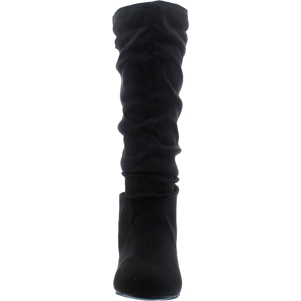 Womens Faux Leather Tall Over-The-Knee Boots
