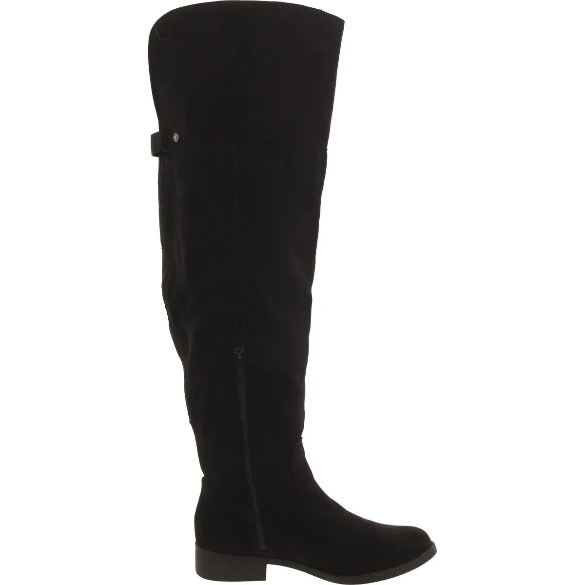 Womens Faux Suede Riding Over-The-Knee Boots