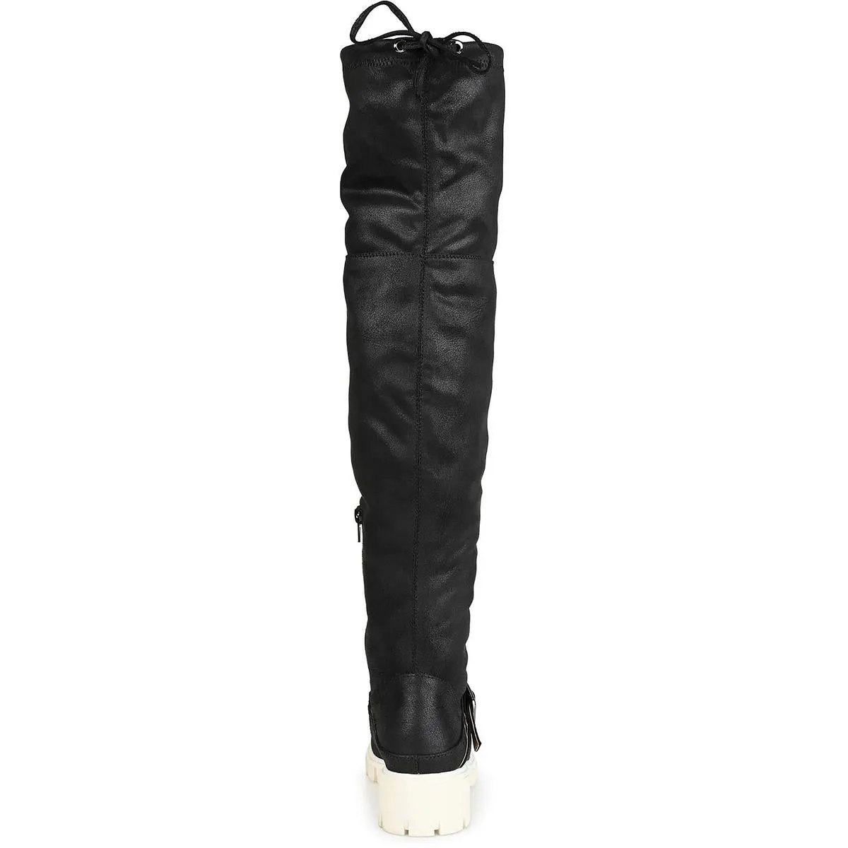Womens Faux Suede Thigh-High Boots