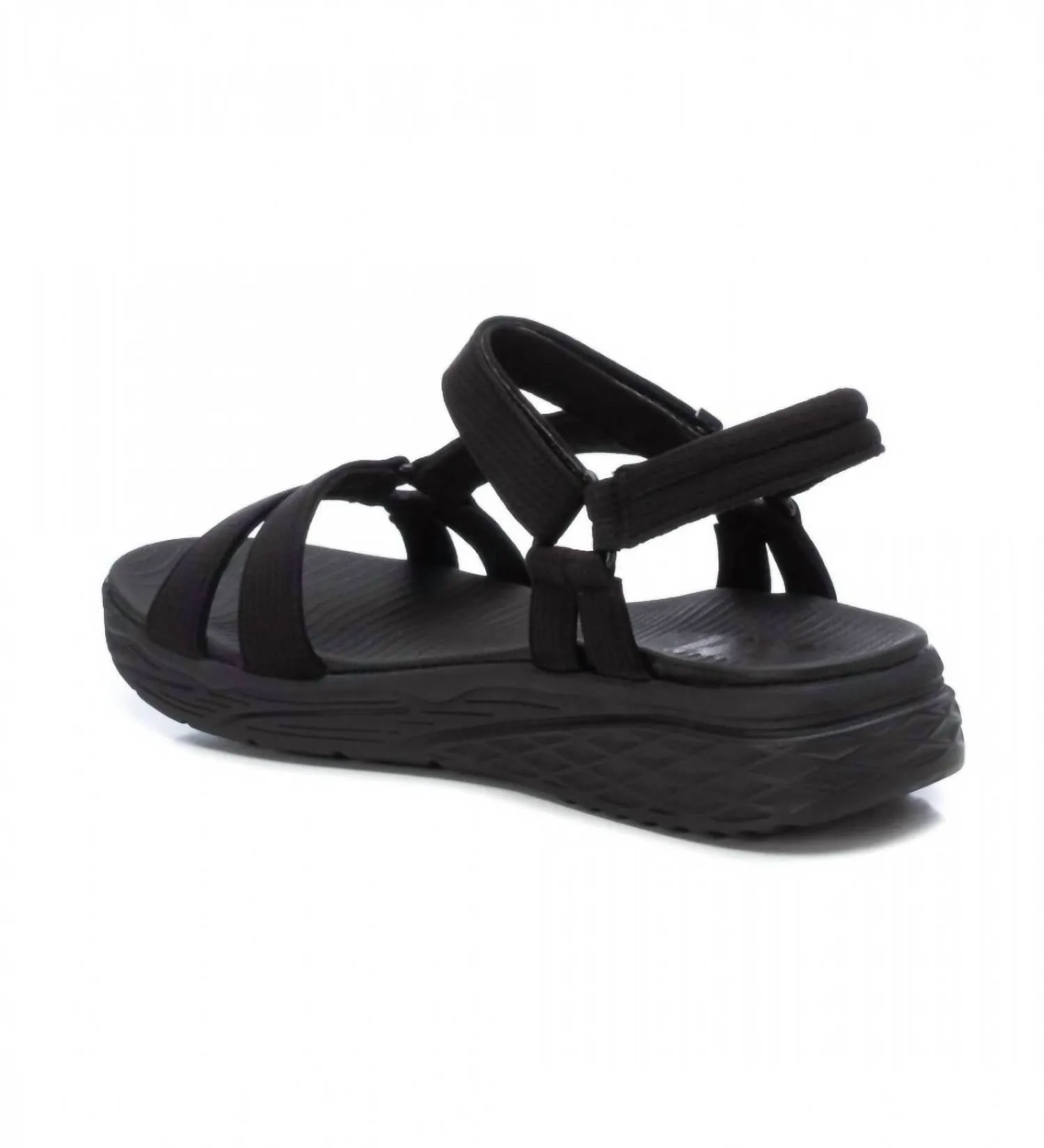 Women's Flat Sandals In Black
