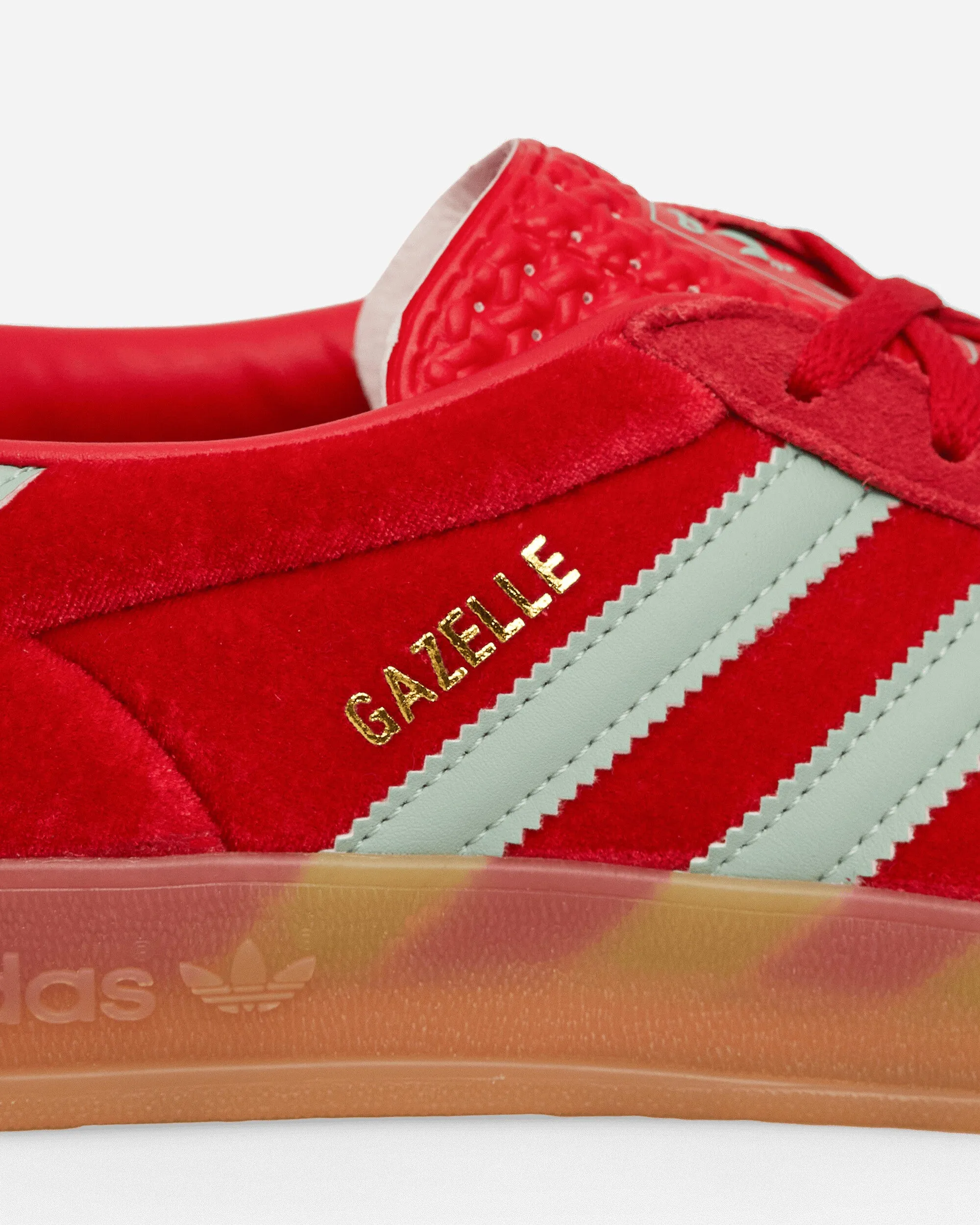 Women's Gazelle Indoor Sneakers Better Scarlet / Hazy Green
