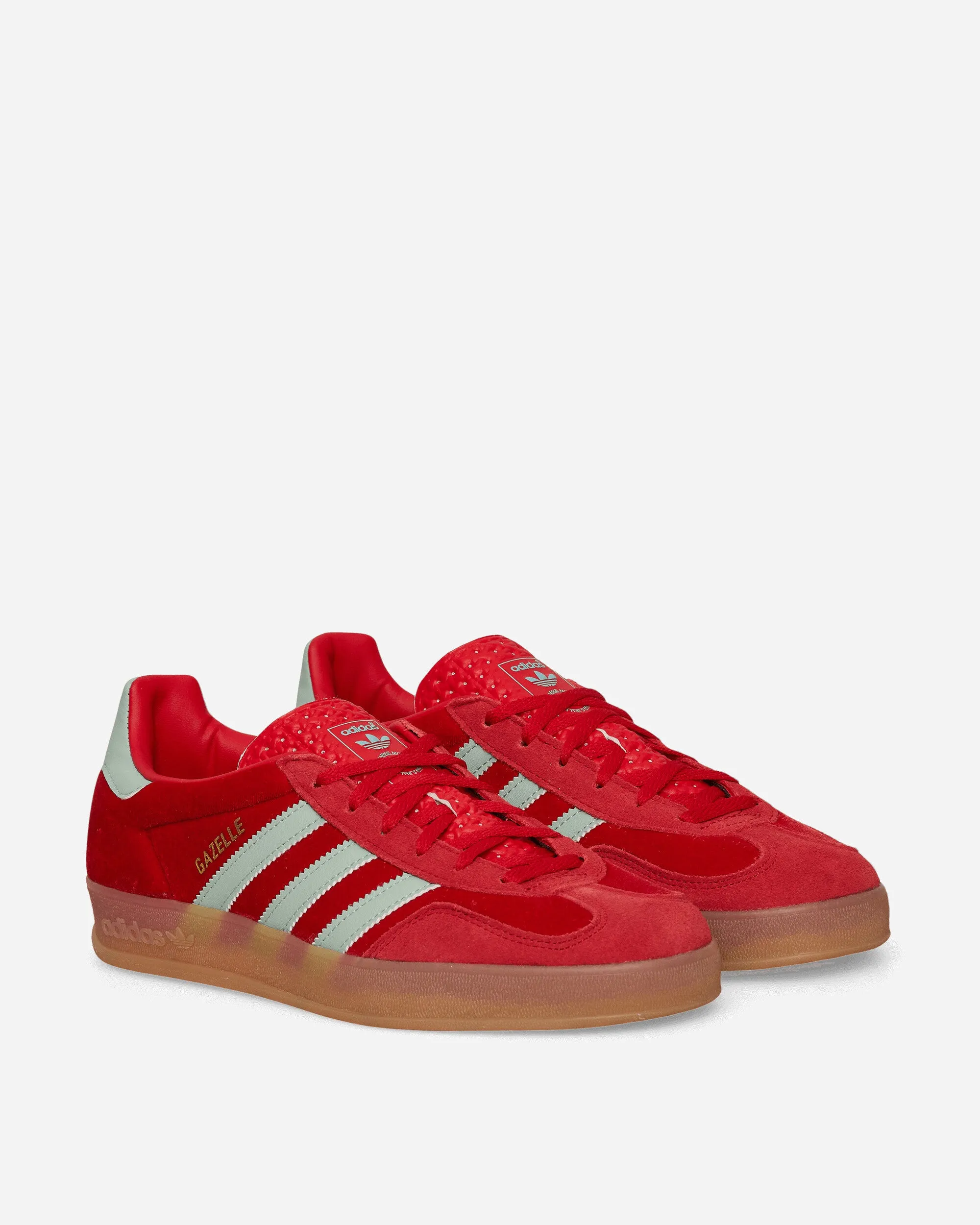 Women's Gazelle Indoor Sneakers Better Scarlet / Hazy Green