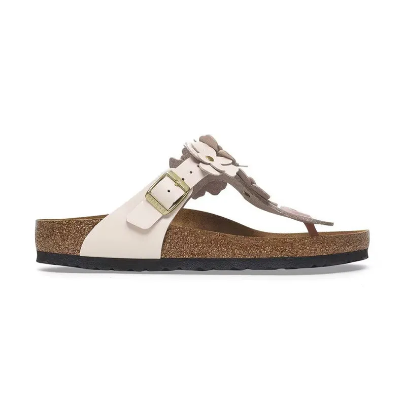 Women's Gizeh Flower Light Rose Leather