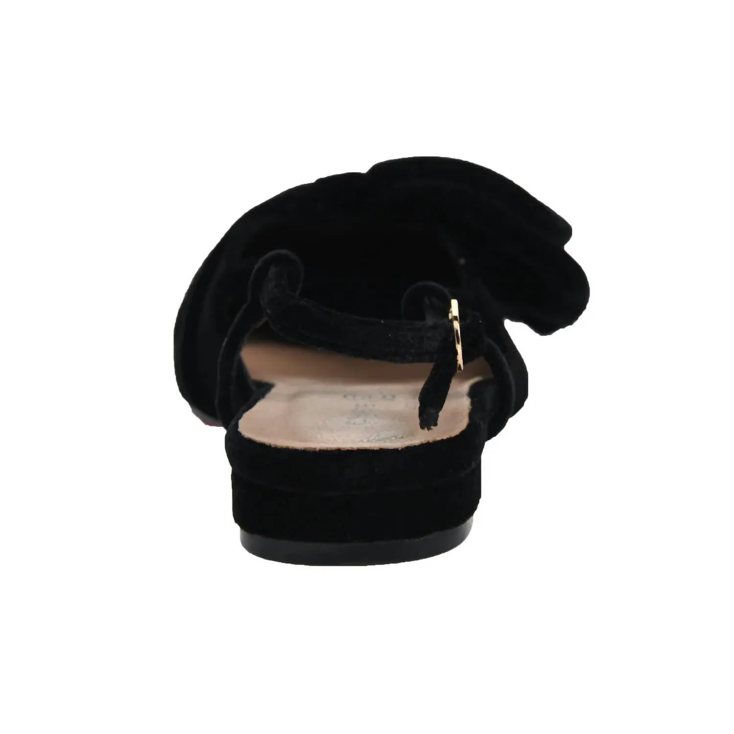 Women's Harmony Bow Slingback Flat Sandal In Black