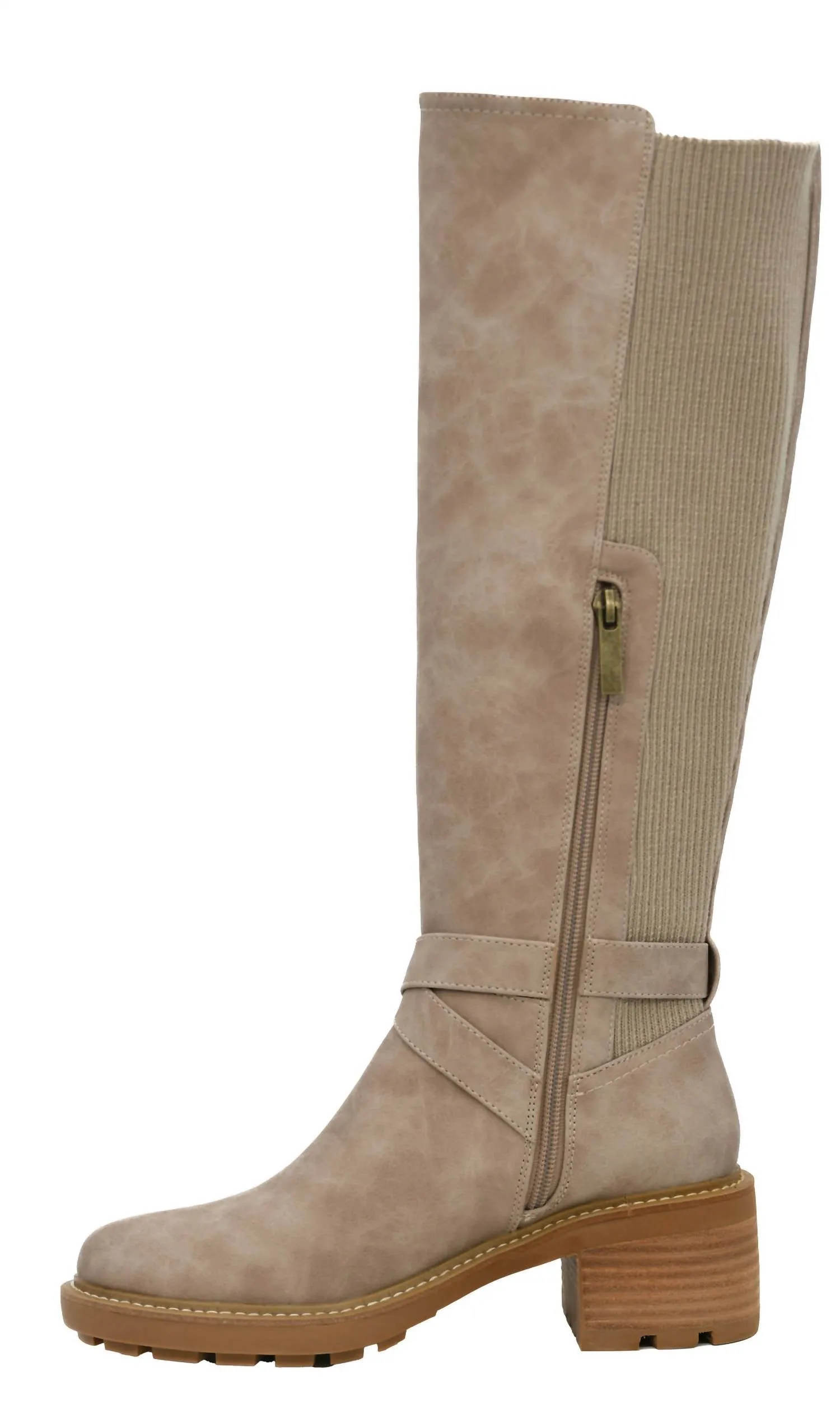 Women's High There Boots In Taupe