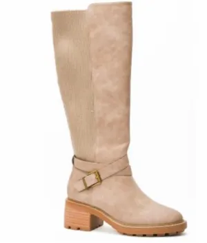 Women's High There Boots In Taupe