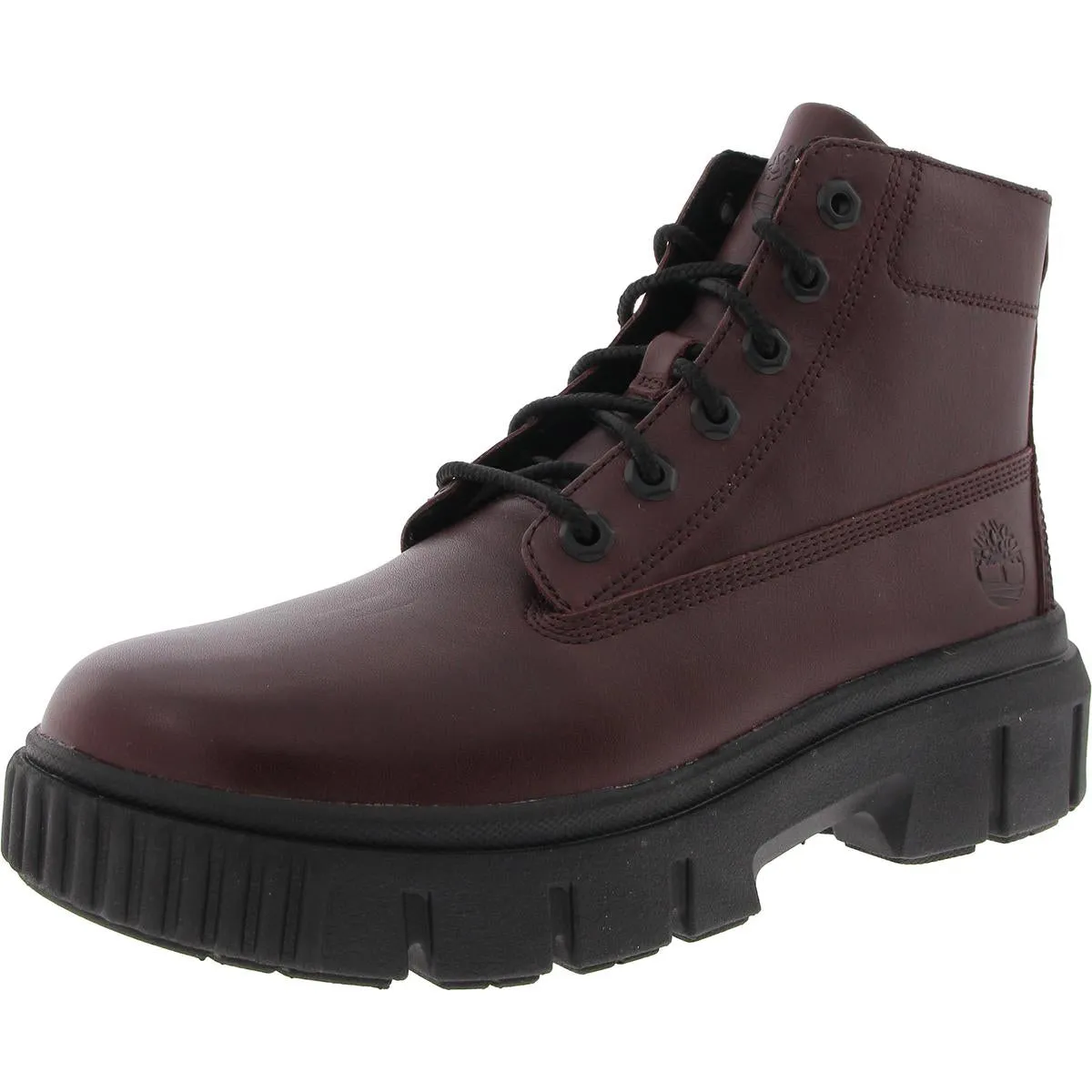 Womens Lace-Up Ankle Boots