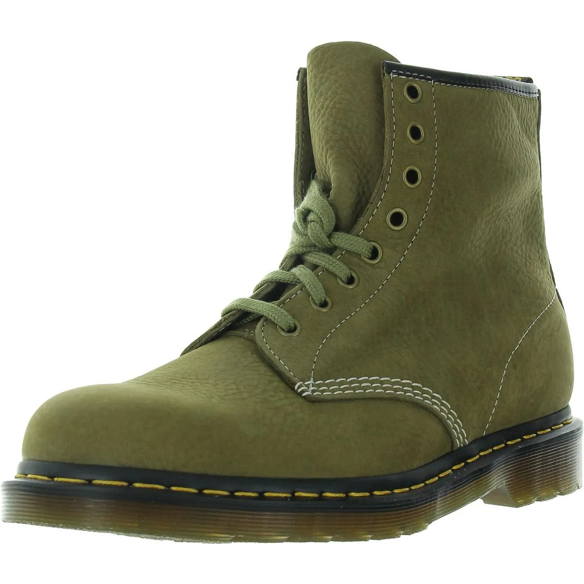 Womens Leather Ankle Combat & Lace-up Boots