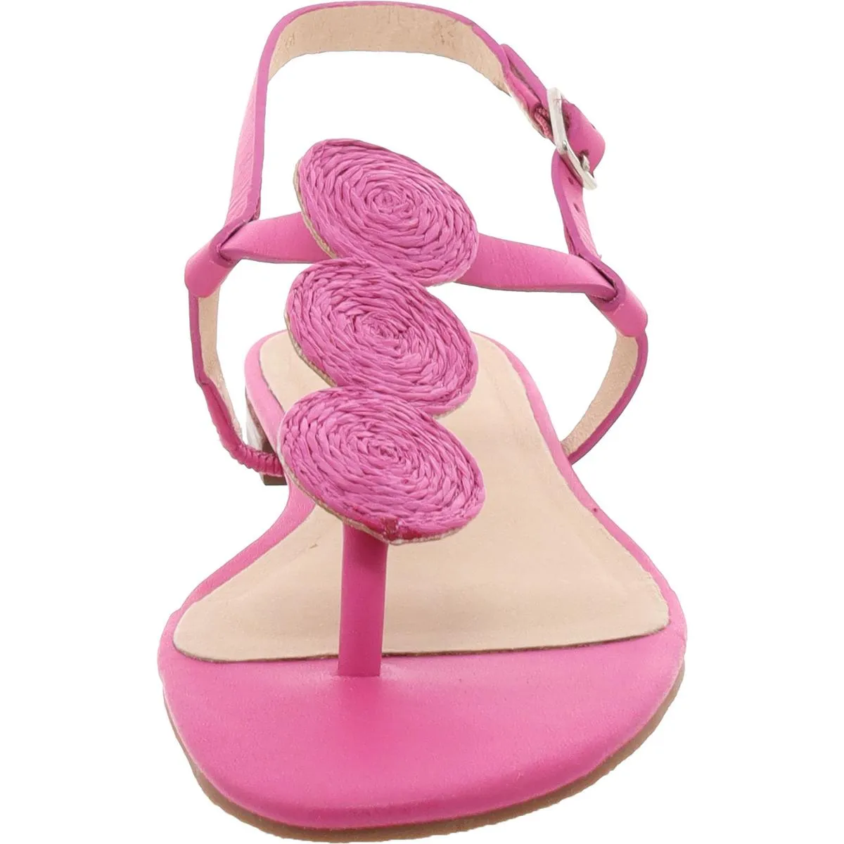 Womens Leather Buckle Ankle Strap