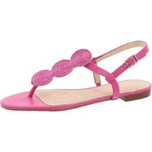 Womens Leather Buckle Ankle Strap