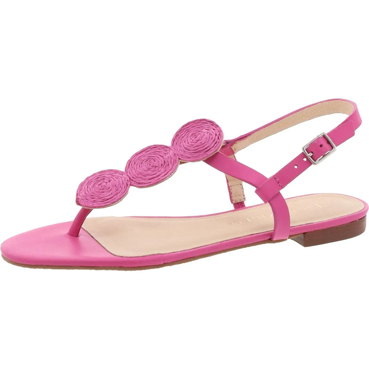 Womens Leather Buckle Ankle Strap