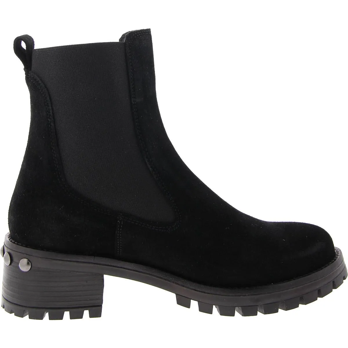 Womens Leather Pull On Chelsea Boots