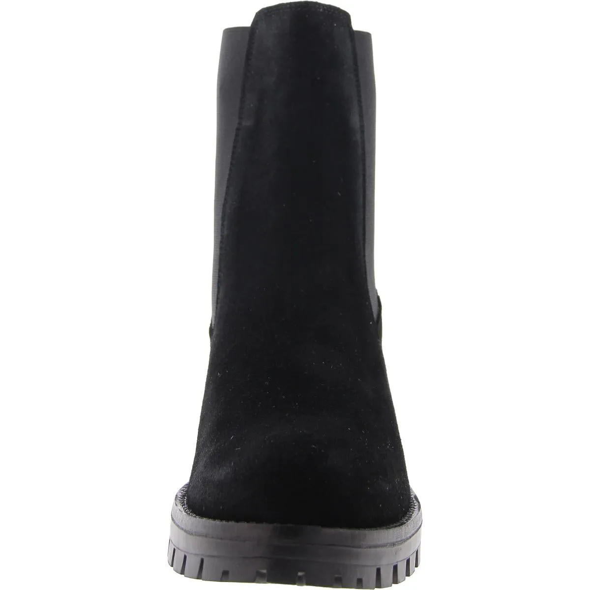 Womens Leather Pull On Chelsea Boots