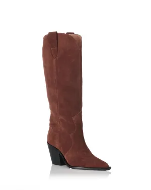 Women's Mabel Boot In Mocha Suede