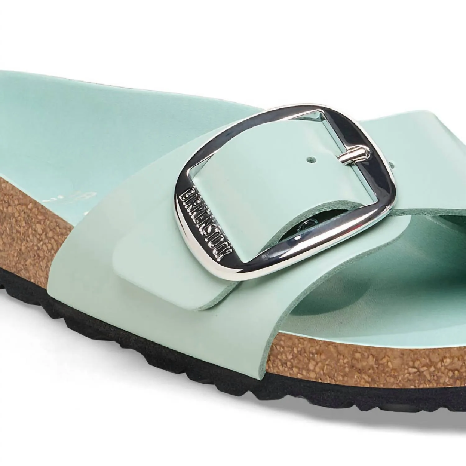 Women's Madrid Big Buckle Sandal In Surf Green