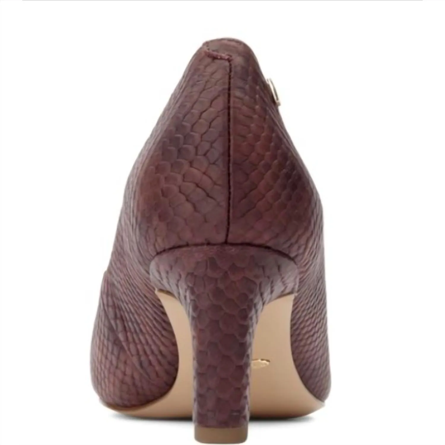 Women's Mia Heeled Shoe In Merlot