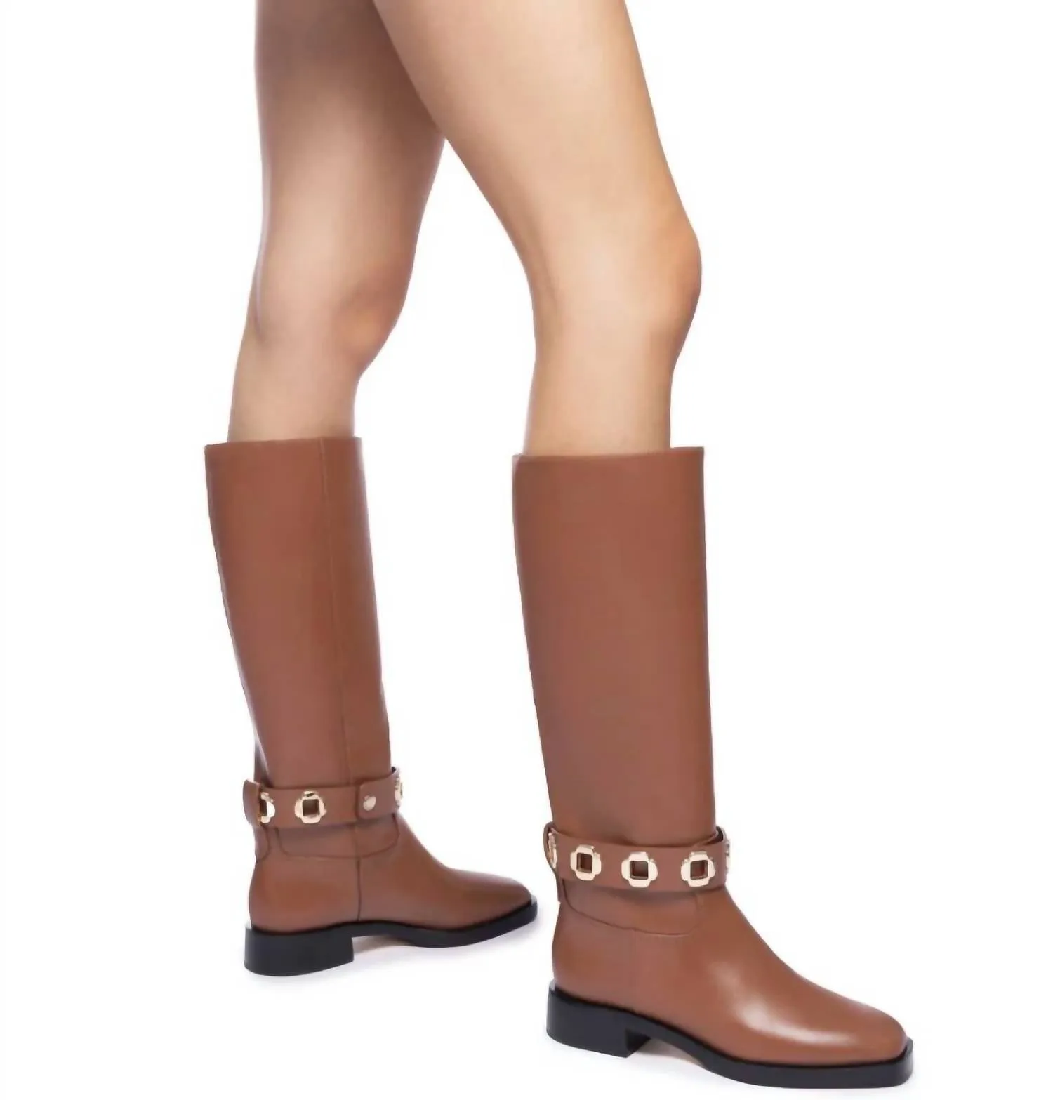 Women's Milan Flat Boot In Caramel
