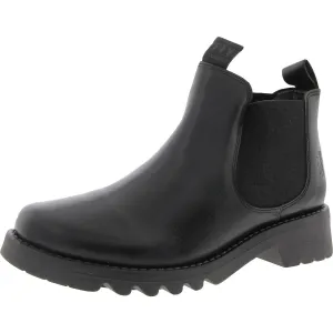 Womens Mixed Media Chelsea Boots