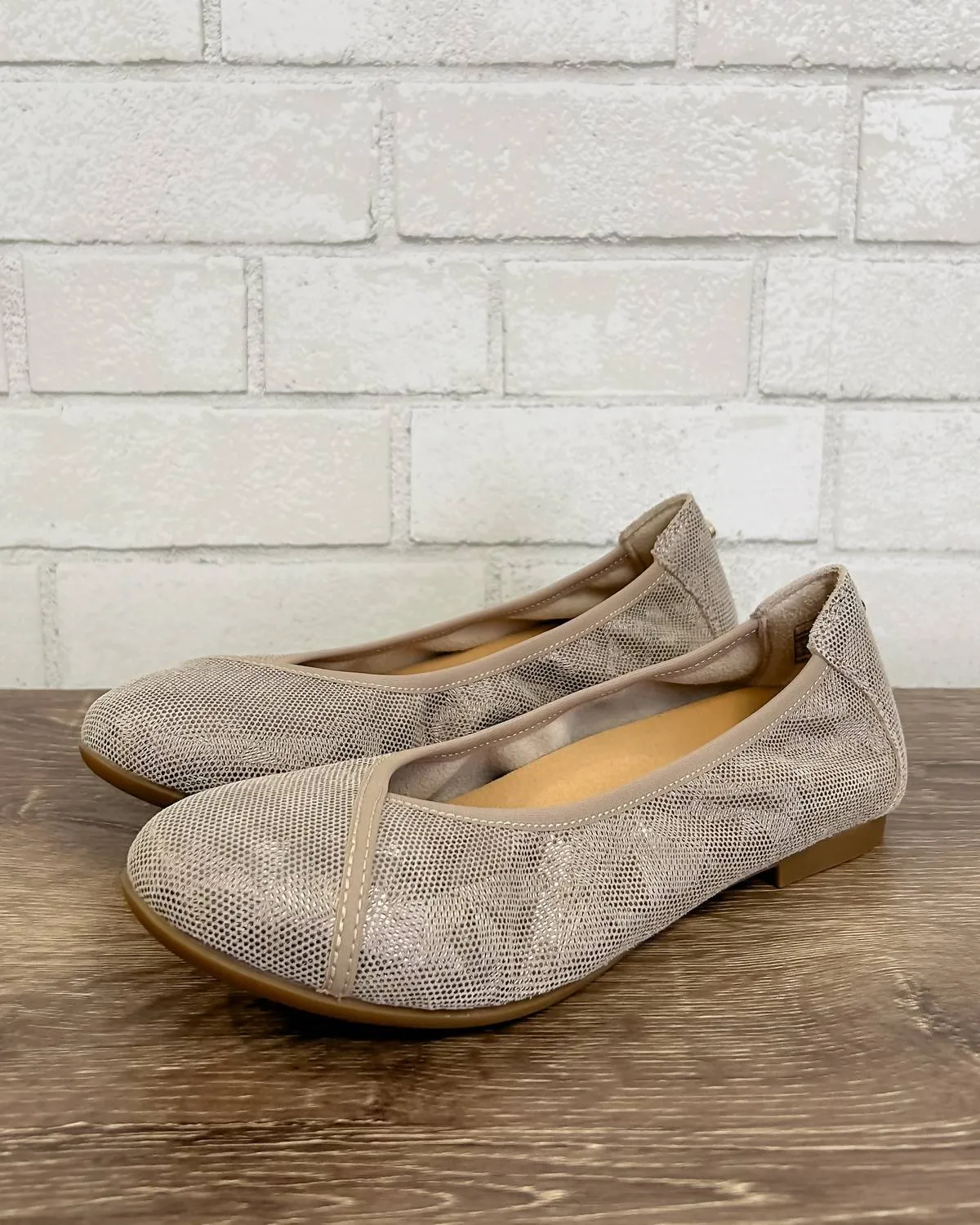 Women's Nairobi Ballet Sandals In Champagne Angle