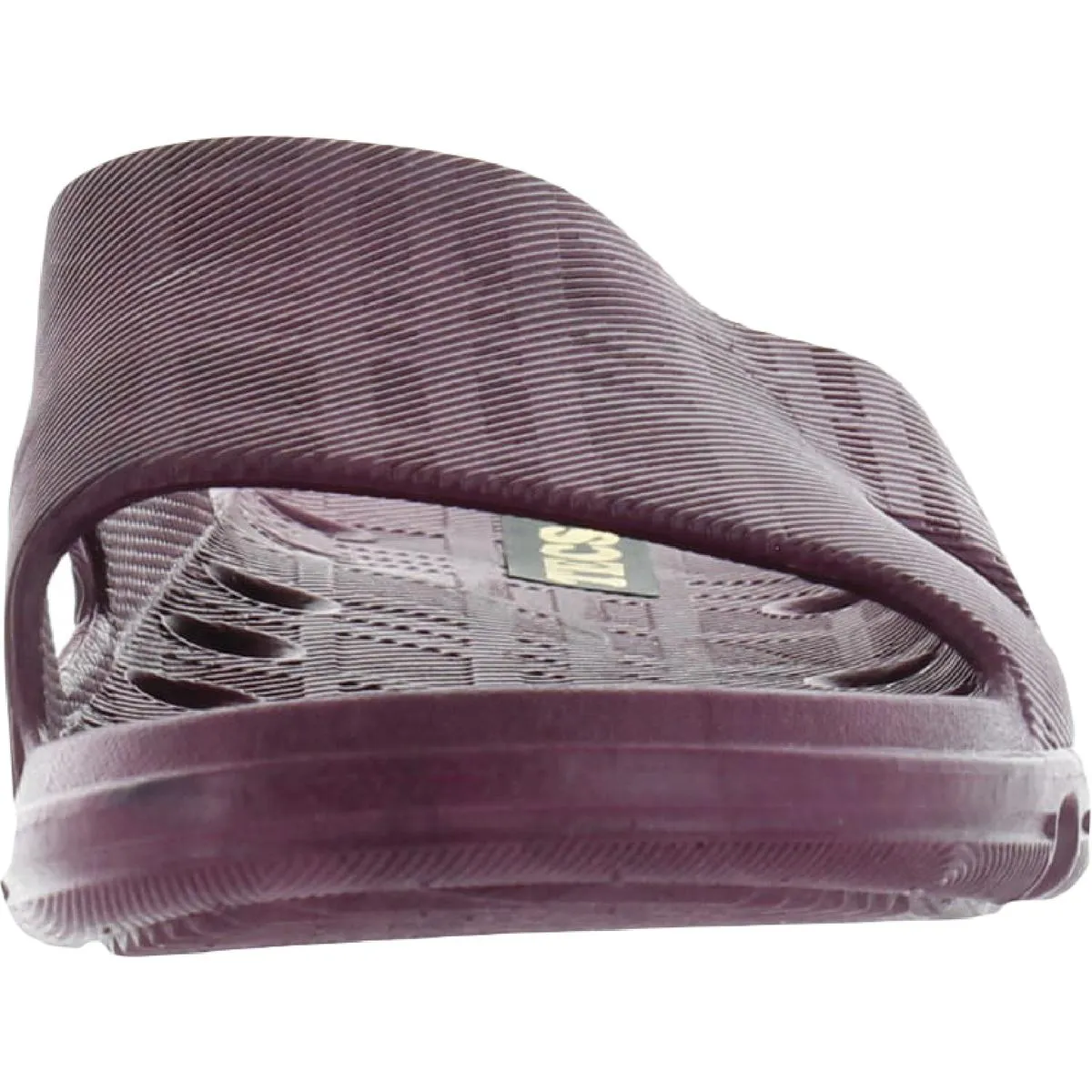 Womens Open Toe Perforated Pool Slides