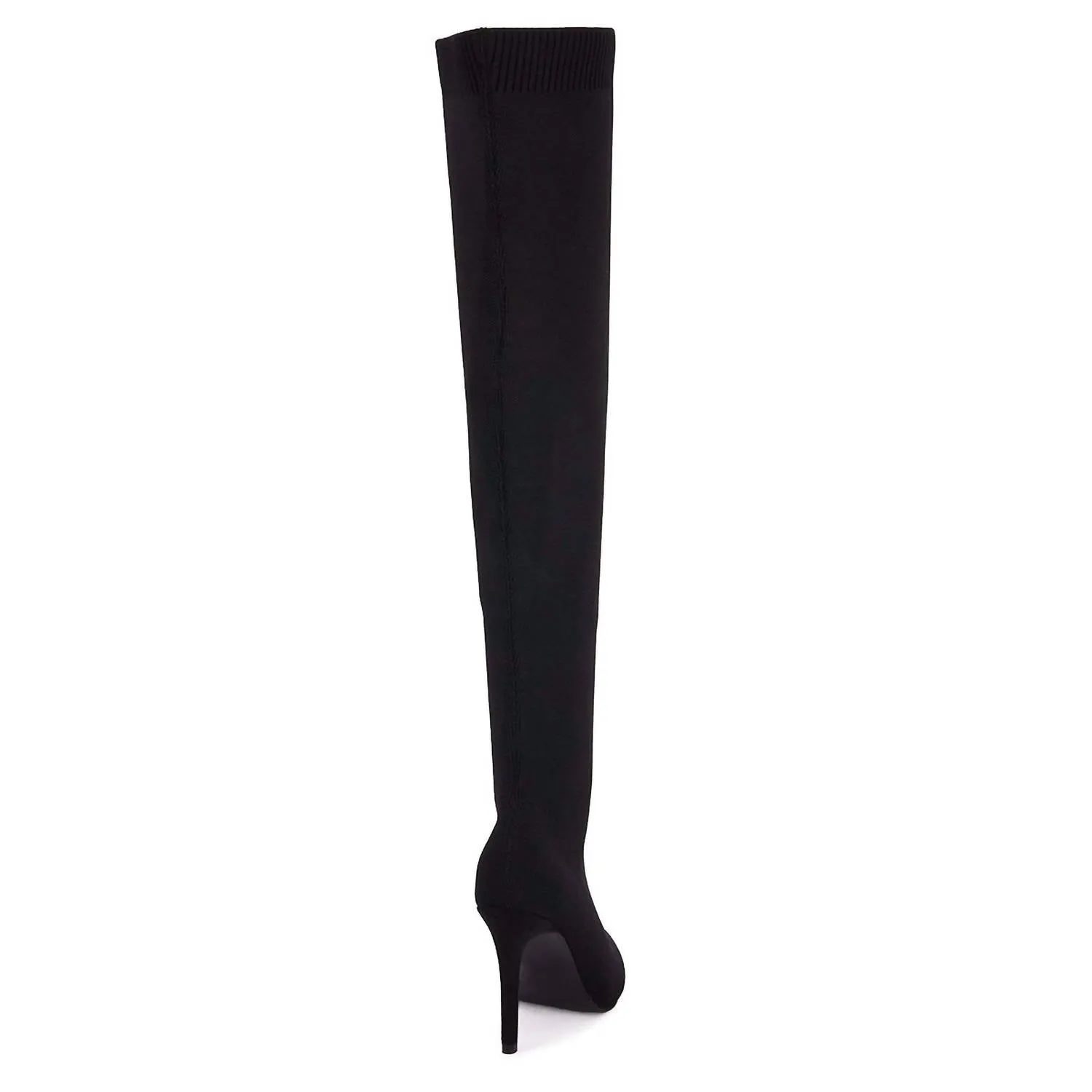 Women's Over The Knee Sock Boots In Black