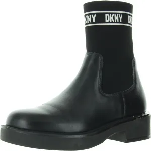 Womens Padded Insole Faux Leather Chelsea Boots