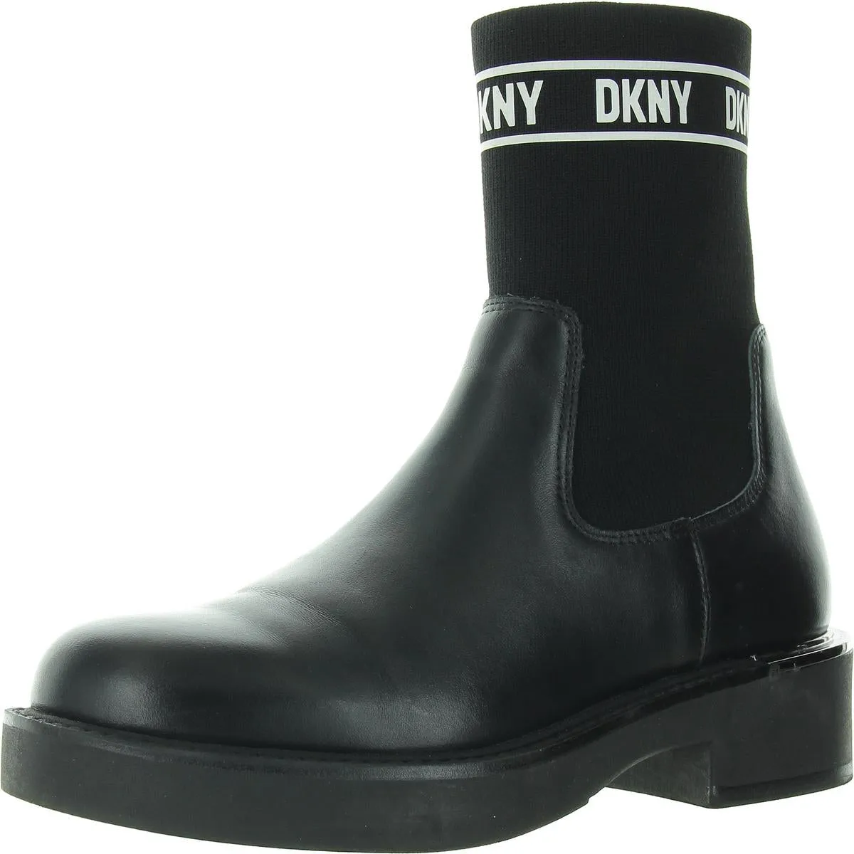 Womens Padded Insole Faux Leather Chelsea Boots