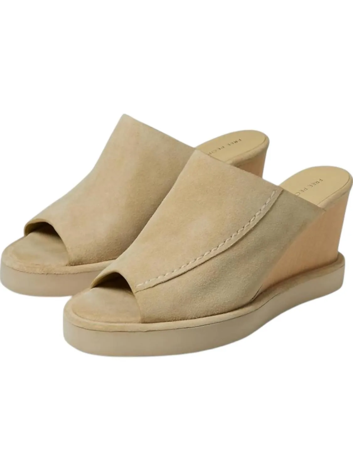 Women's Running Wedges Sandal In Cafe