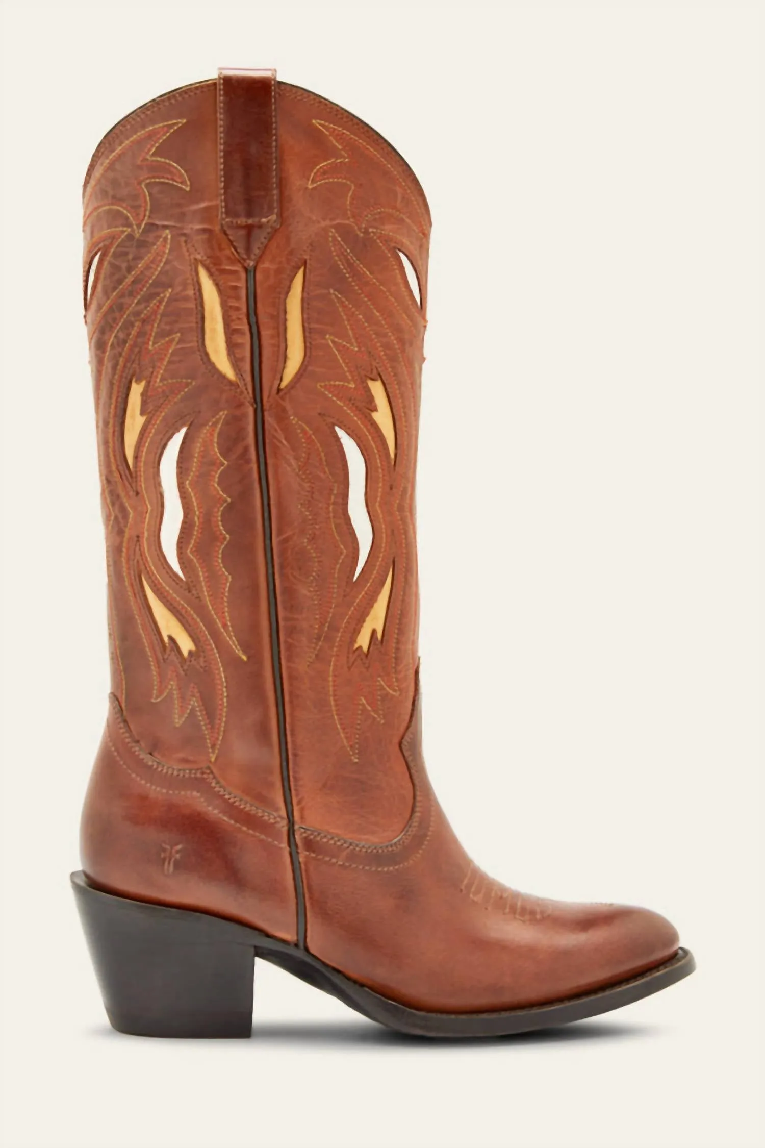 Women's Shelby Deco Stitch Boots In Caramel