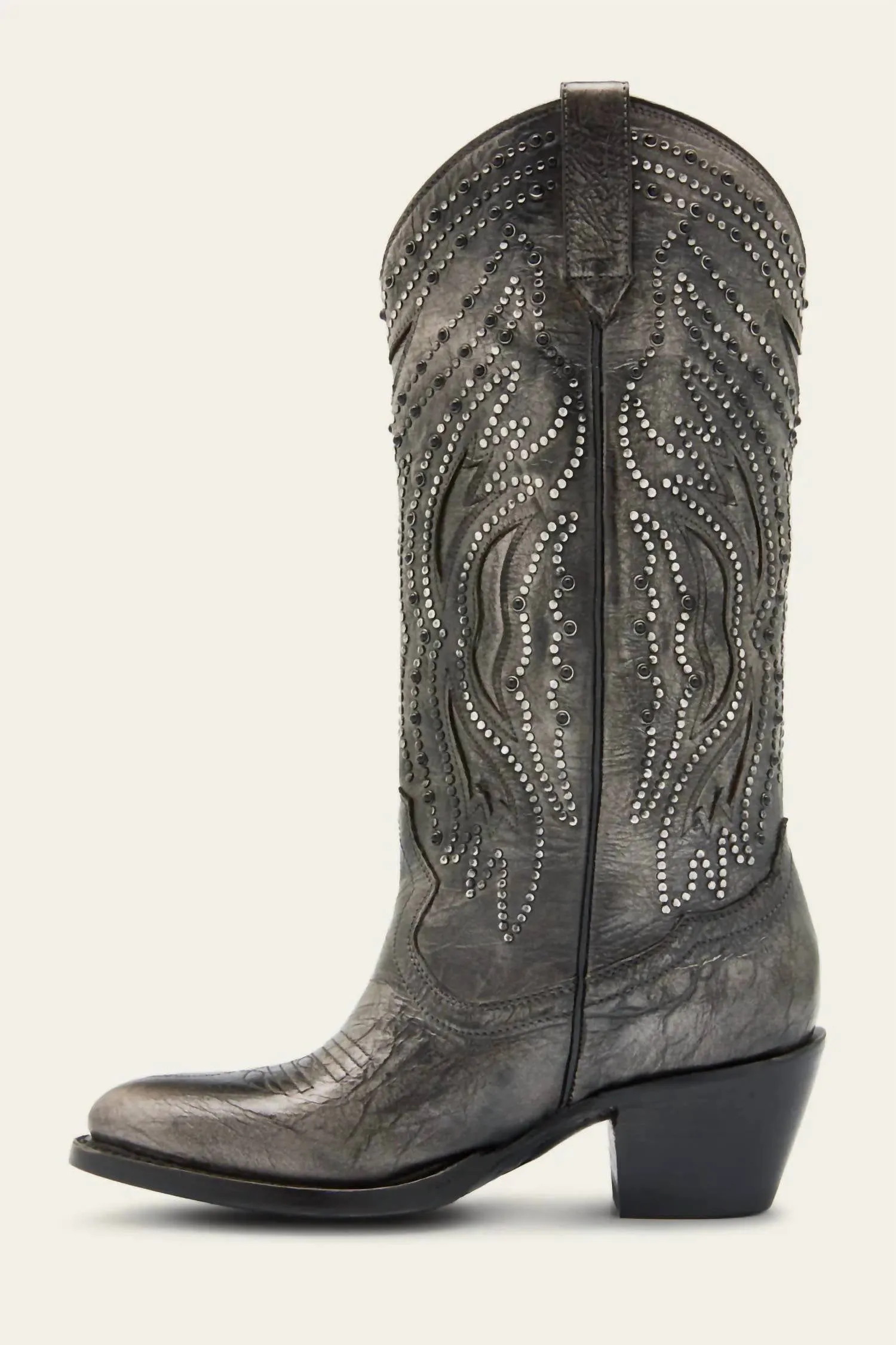 Women's Shelby Studded Boots In Dark Pewter