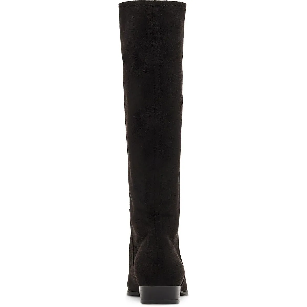Womens Solid Faux Suede Knee-High Boots