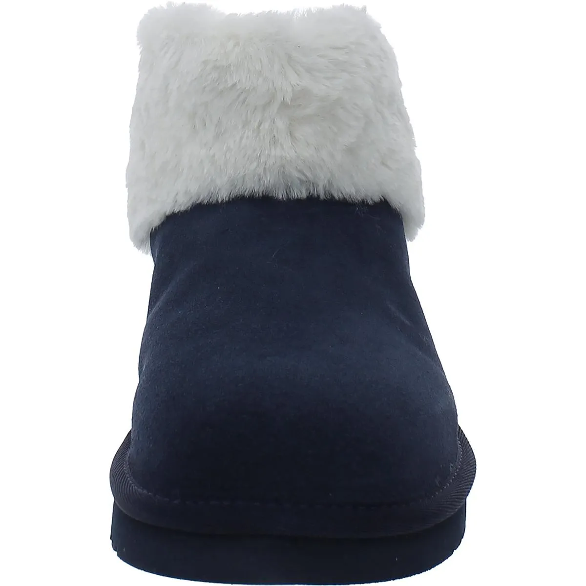 Womens Suede Faux Shearling Winter & Snow Boots