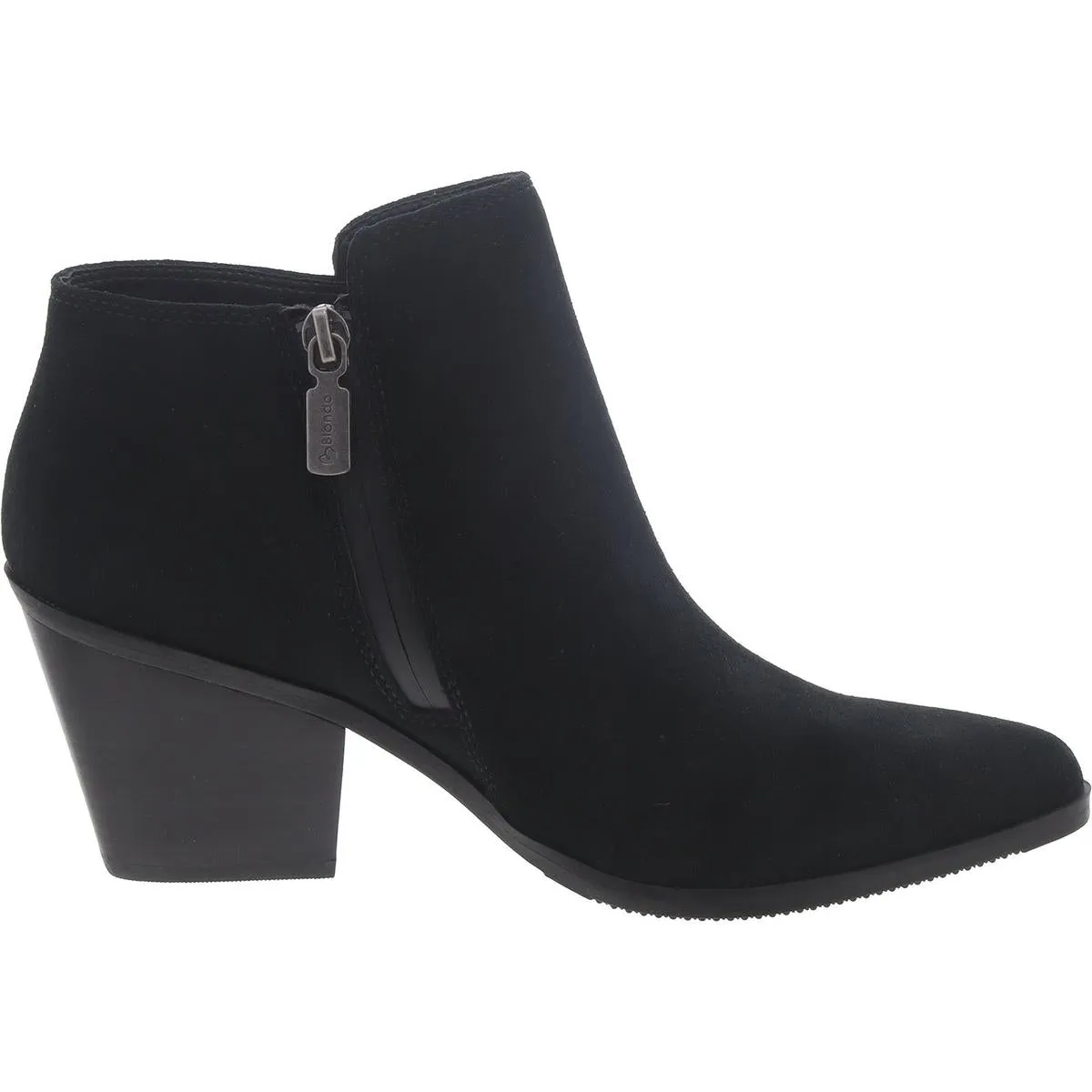 Womens Suede Pointed Toe Booties