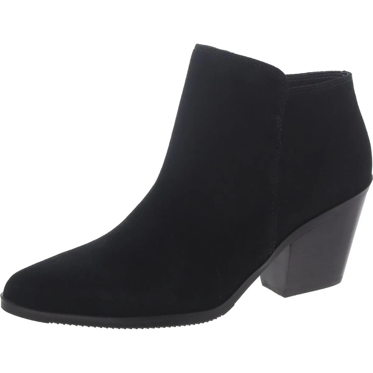 Womens Suede Pointed Toe Booties
