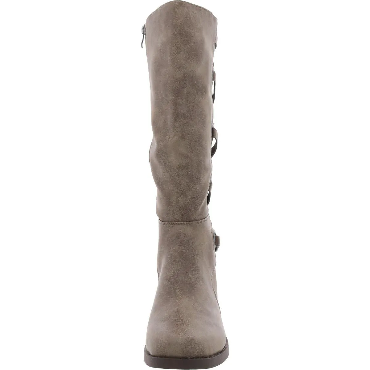 Womens Tall Round Toe Knee-High Boots