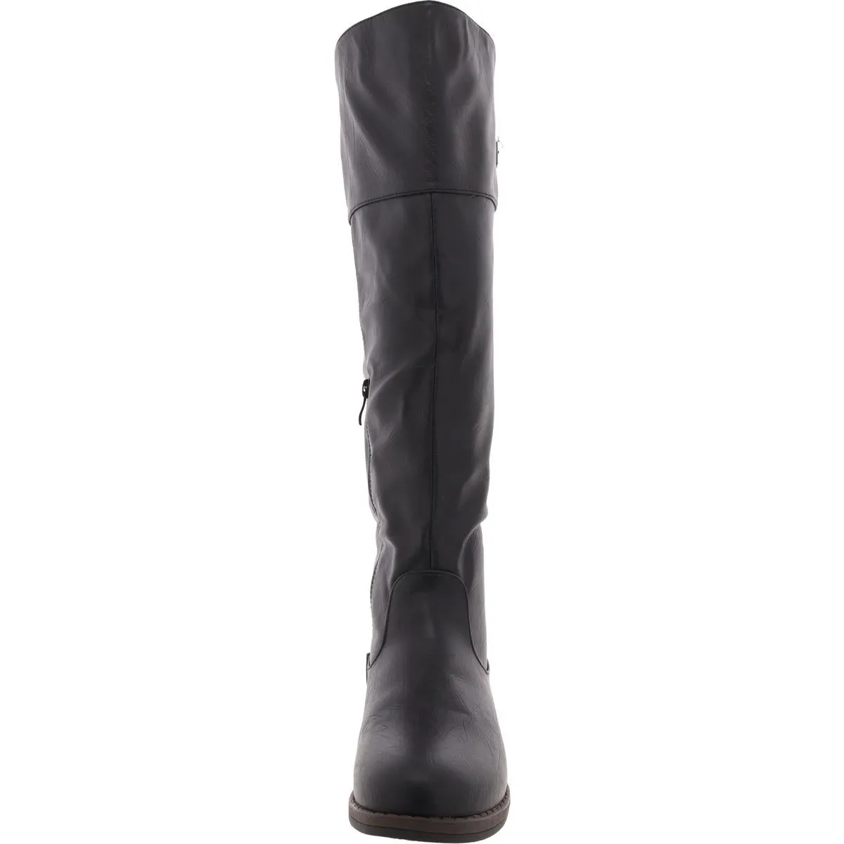 Womens Tall Round Toe Knee-High Boots