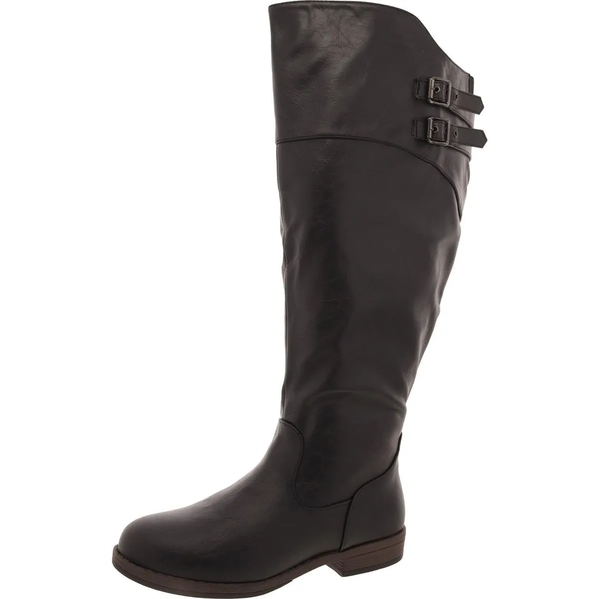 Womens Tall Round Toe Knee-High Boots