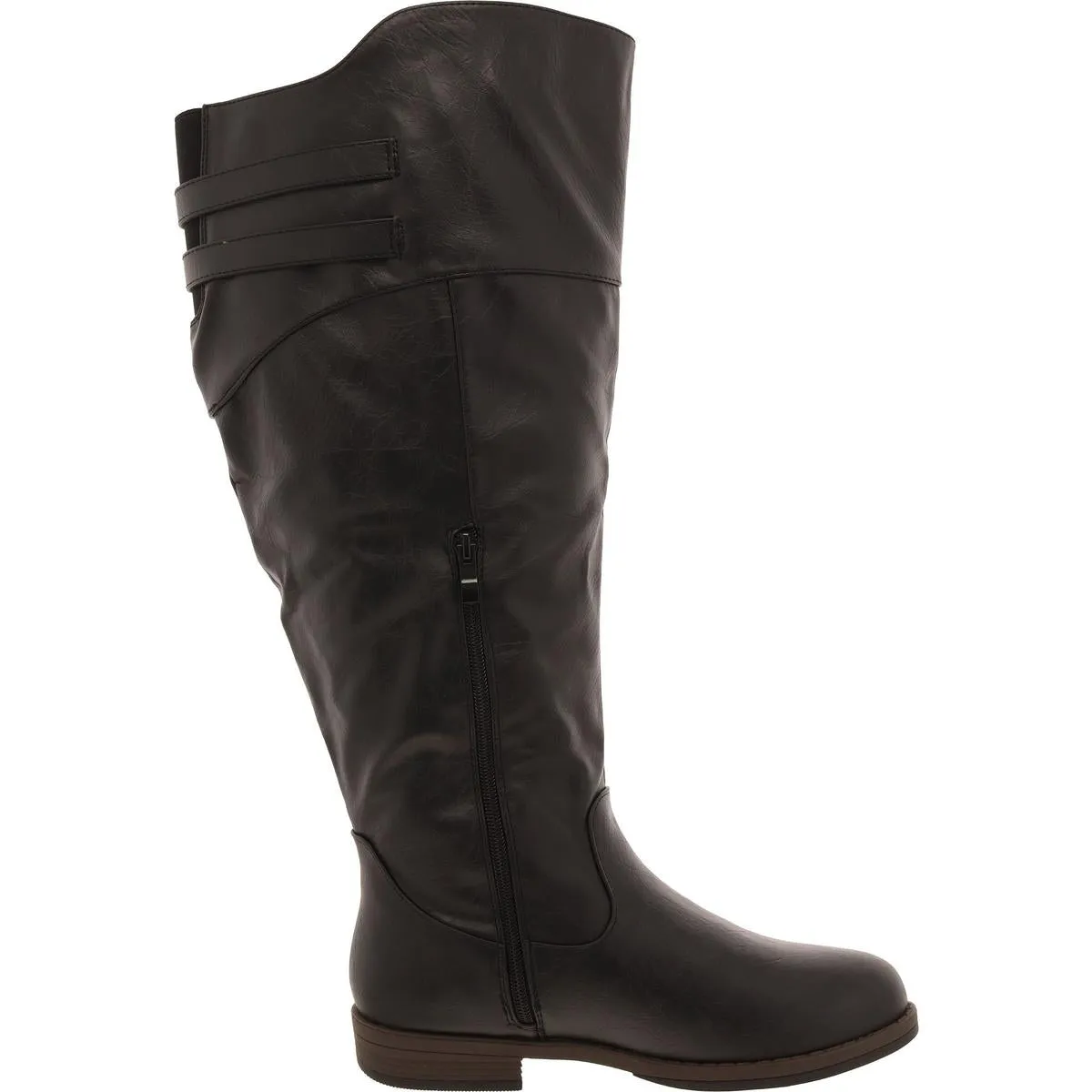 Womens Tall Round Toe Knee-High Boots