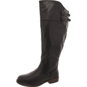 Womens Tall Round Toe Knee-High Boots