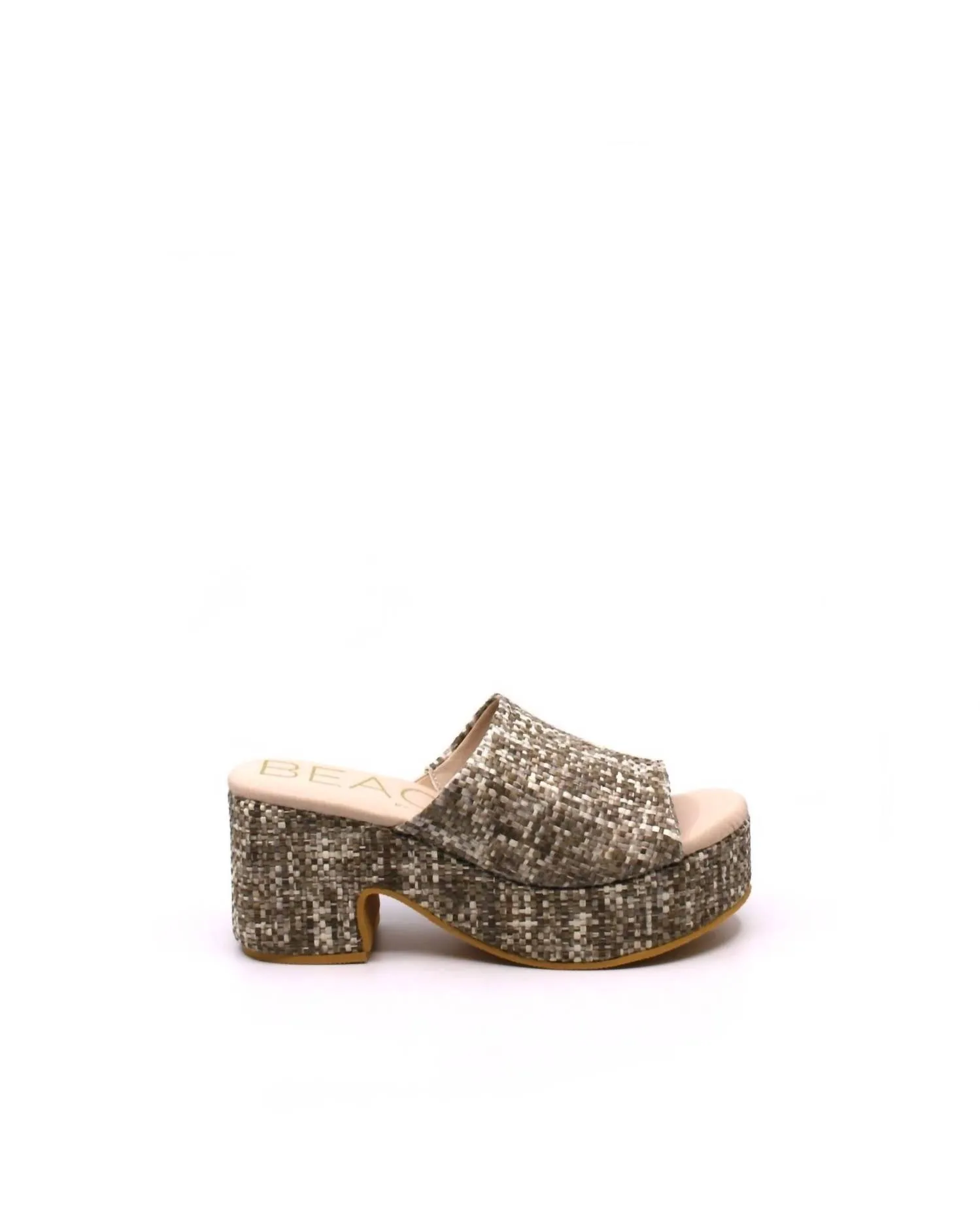 Women's Terry Sandal In Tan Multi