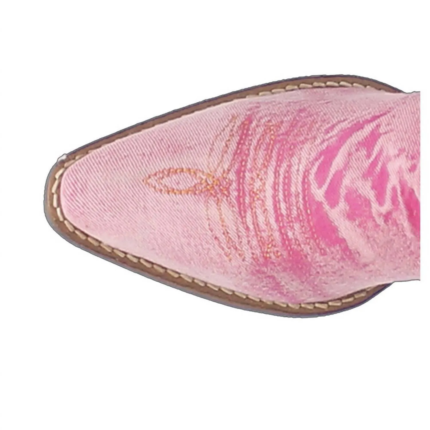 Women's Texas Tornado 15" Denim Boot In Pink