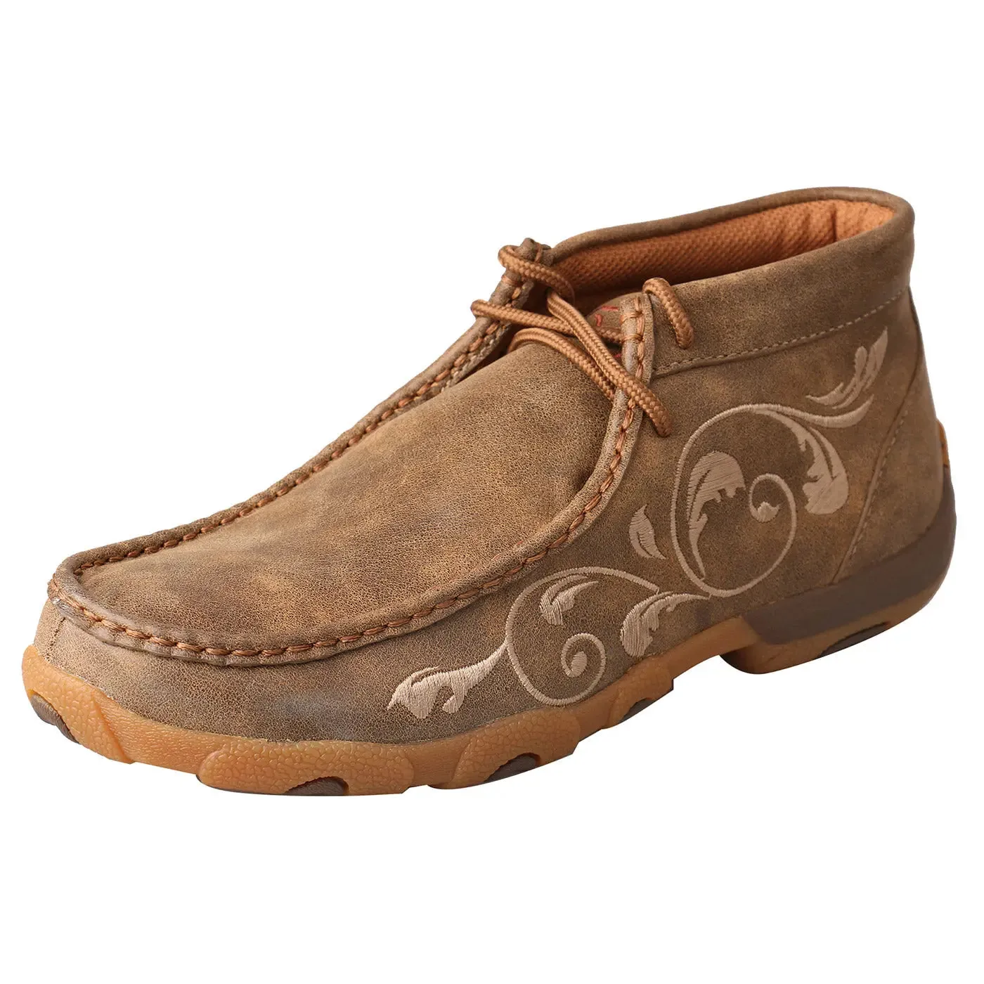 Womens Twisted X Chukka Driving Moc (Embroidered)  Classic Style & Lasting Comfort