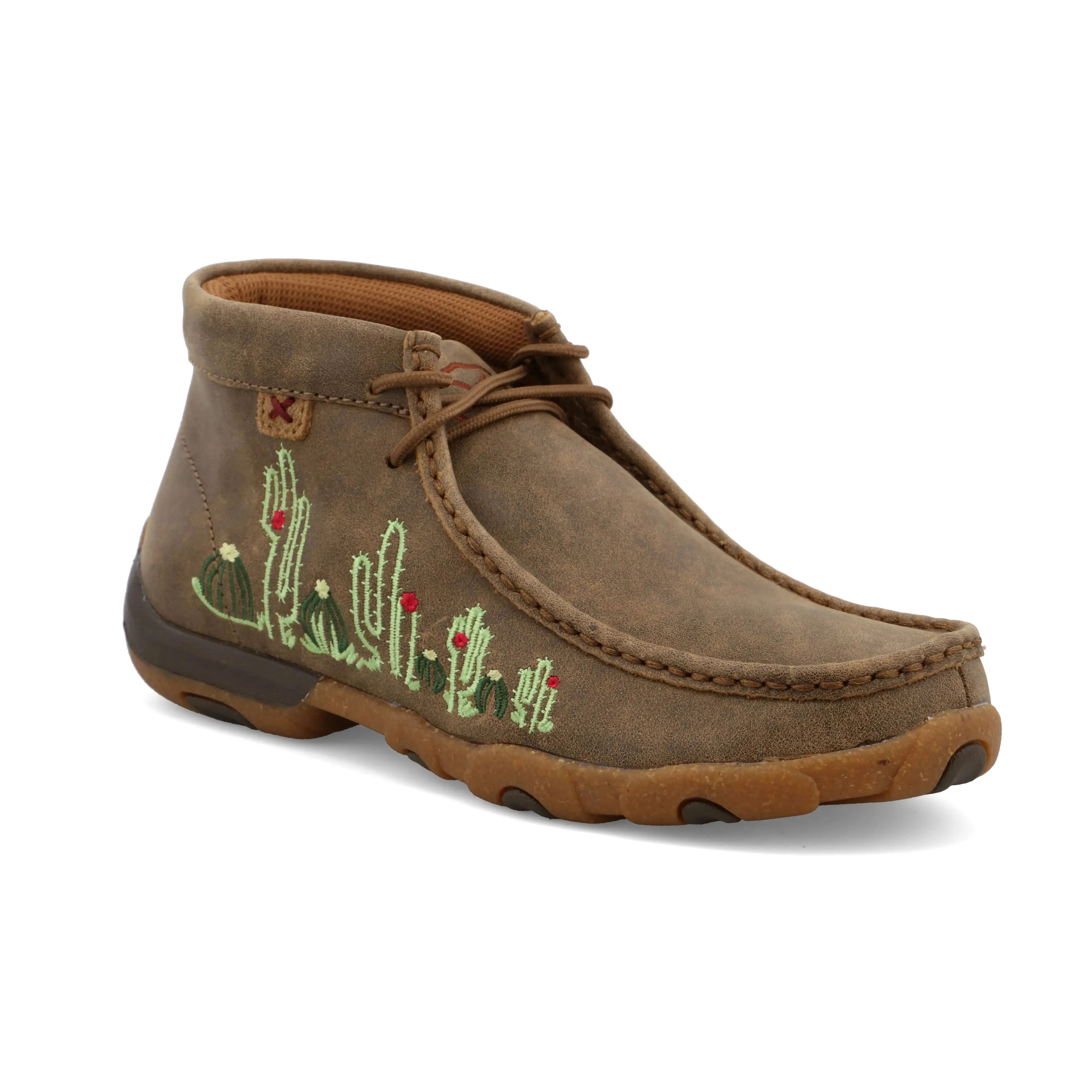 Womens Twisted X Chukka Driving Moc (Embroidered)  Classic Style & Lasting Comfort