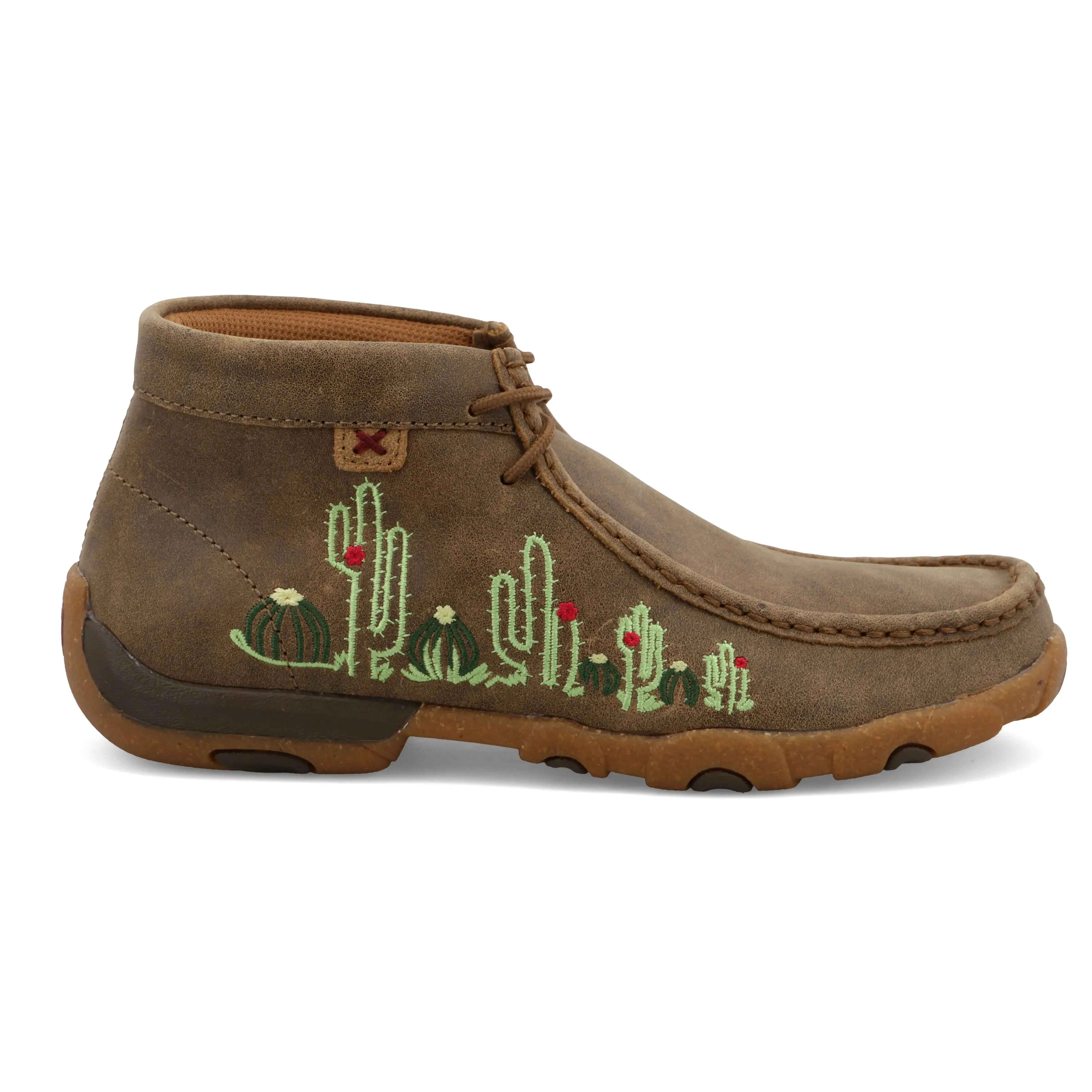 Womens Twisted X Chukka Driving Moc (Embroidered)  Classic Style & Lasting Comfort