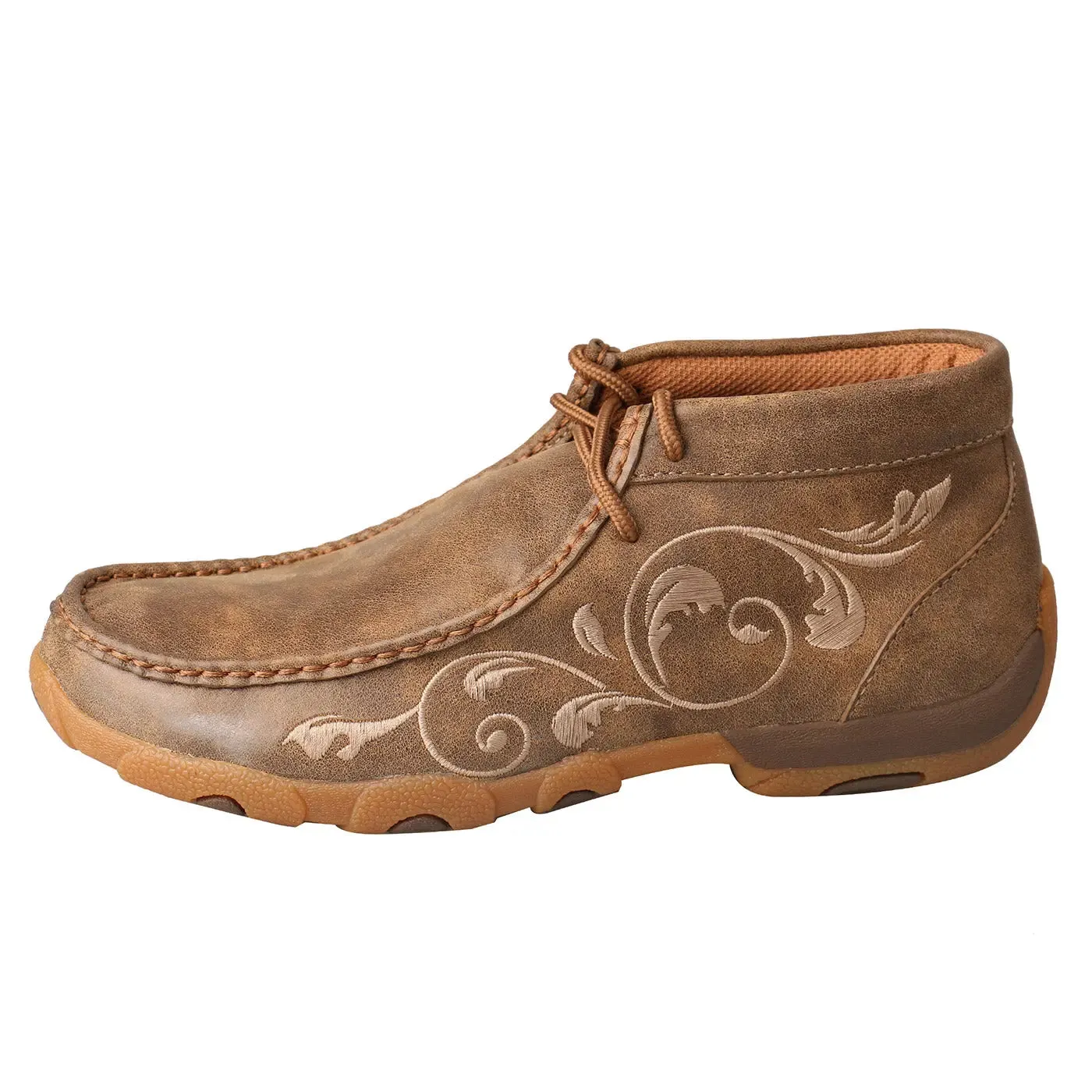 Womens Twisted X Chukka Driving Moc (Embroidered)  Classic Style & Lasting Comfort