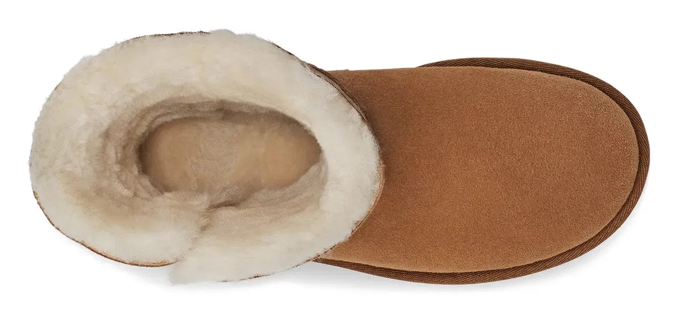 Womens UGG Bailey Button II  Versatile Sheepskin Boot with Cozy Comfort