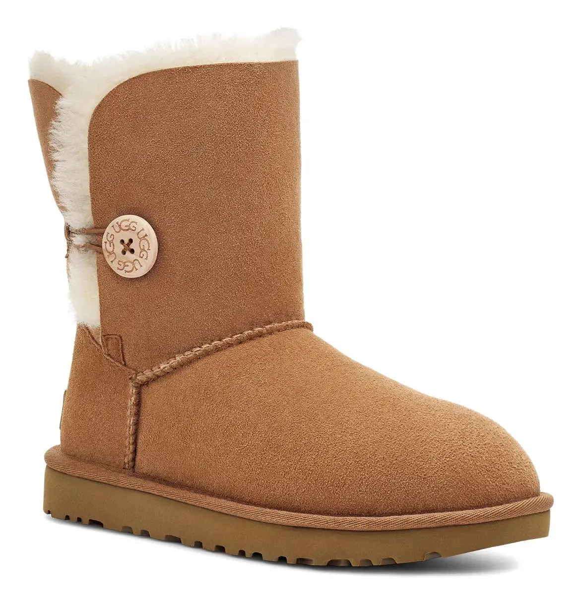 Womens UGG Bailey Button II  Versatile Sheepskin Boot with Cozy Comfort