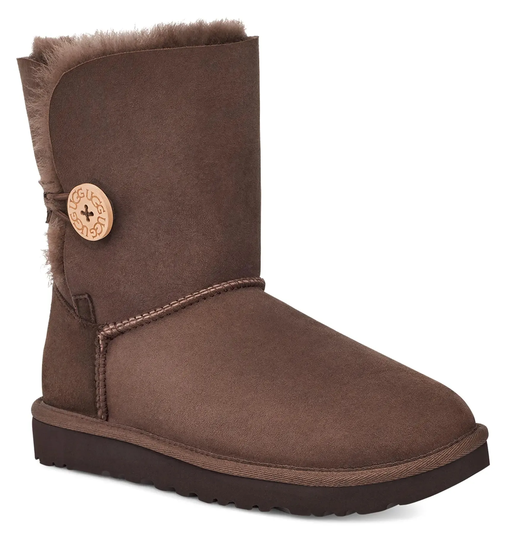Womens UGG Bailey Button II  Versatile Sheepskin Boot with Cozy Comfort